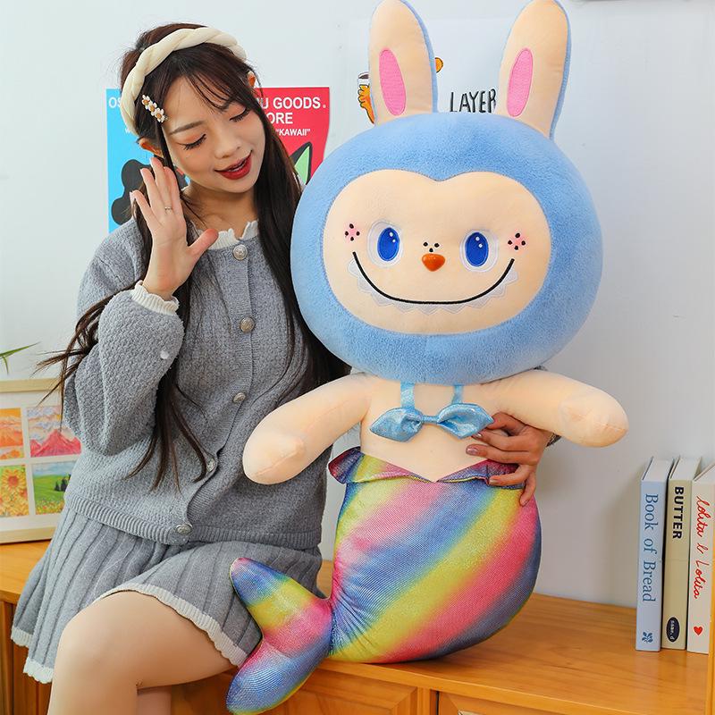 2025 Cross-border Mermaid Bubu Doll Plush Toy - Labubu Edition