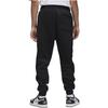 Jordan Logo Print Drawstring Elastic Waist Mid-Rise Joggers Men Bottoms Black DQ7341-010