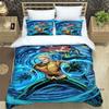 The *Aquaman* fantasy movie duvet cover and pillowcase bedding set is the perfect choice for decorating boys' and girls' bedroom