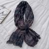 Folded Warm Scarf Cotton Neckerchief New Silk Scarf  Autumn Winter