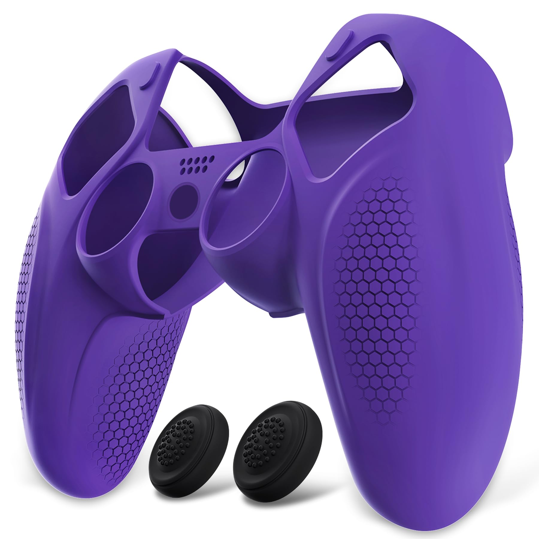 

Силіконовий чохол PlayVital Ninja Edition для PS5, м який захисний, підходить для зарядної станції із захисним чохлом, прикріпленим до контролера, PS5. фіолетовий