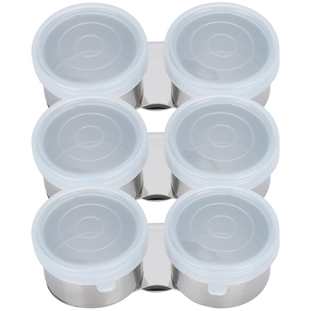3Pcs Oil Painting Palette Cup Double Stainless Steel Mixing Can Artist Tools with Lid