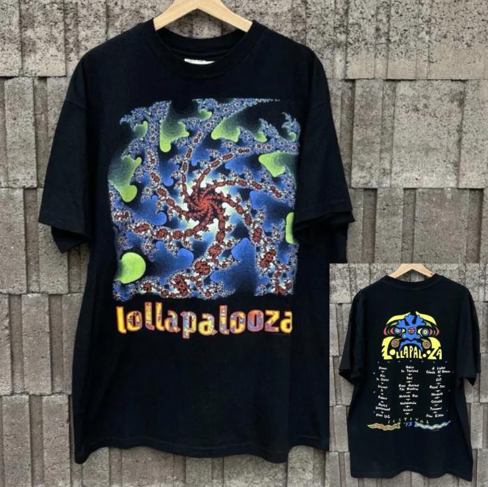 

Vintage 1993 Lollapalooza Music Festival Doubled Sided Band T-Shirt Unisex T-Shirt XXXXL