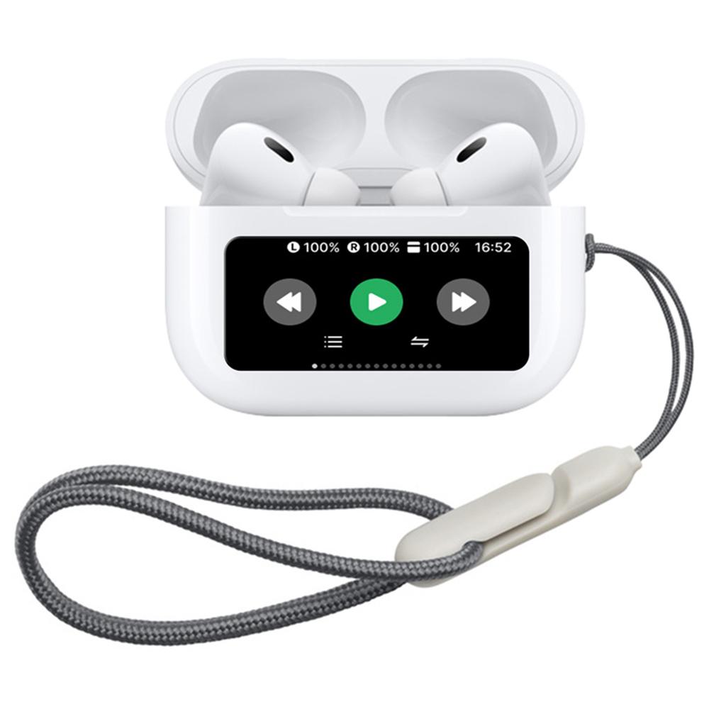

WIWU T22 In-Ear Bluetooth-compatible Headset HiFi Sound Wireless Earphone with Touch Screen Charging Bin A