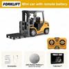 Zinc Zinc Alloy Material Mini Excavator Toy Remote Control Dump Truck Toy Remote Control Car  Festival Gifts