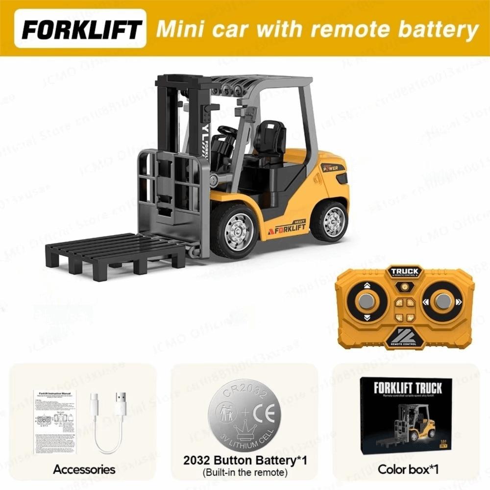 Zinc Zinc Alloy Material Mini Excavator Toy Remote Control Dump Truck Toy Remote Control Car  Festival Gifts