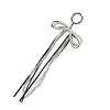 Sweet Ribbon Bowknot Pearls Keychain Charm Fashionable Key Accessory Cuteness Bag Charm Suitable for Keys and Bags