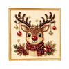 Christmas Santa Claus Pearl Art DIY Kit Framed Bead Embroidery Educational Craft Perfect Birthday Holiday Gift for Kids