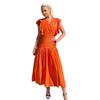 AX Paris Womens/Ladies Polyester Frill Shoulder Midi Dress