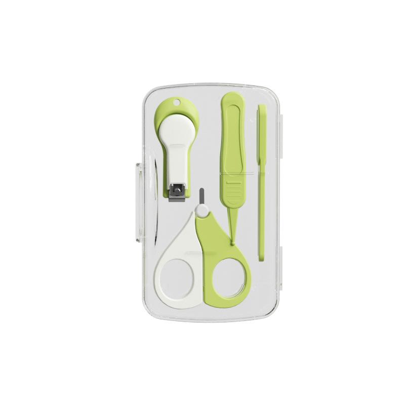 Safe Baby Nail Clipper Set: Anti-Pinch Scissors & File for Newborns and Children