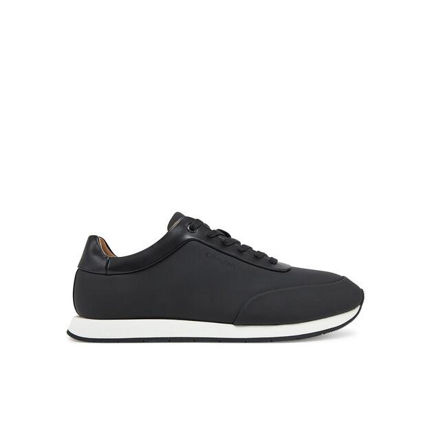 Men's Sneakers Calvin Klein Low Prof Runn Laceup Rubb Lth Hm0hm01707 Black