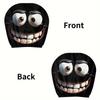 2Pcs Universal Car Headrest Cover Black Skull Pattern Car Seat Headrest  Auto Interior Accessories