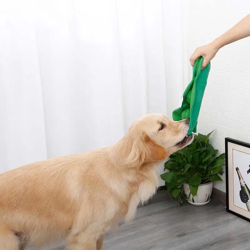 Interactive Dog Snuffle Ball Toy Squeaky Plush Treat Dispenser IQ Puzzle Feeder for Puppy Chew Enrichment Stress Relief