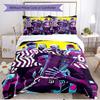 3pcs Duvet Cover Set (1*Duvet Cover + 2*Pillowcase, Without Core), football club Print Soft All‑Season Bedding Set, Home Bedroom Decor Gift