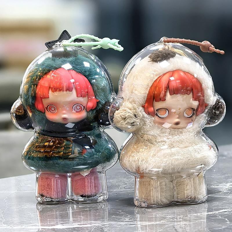 Для Skull Panda 1 шт Защитный акриловый кейс для хранения сумка для демонстрации плюшевых кукол без куклы прозрачный портативный органайзер 666₽