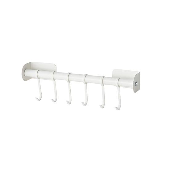 Utensil Rack Wall Mounted Punch Free Movable Hooks Load-bearing Kitchen Utensil Hanger Holder Rack for Home