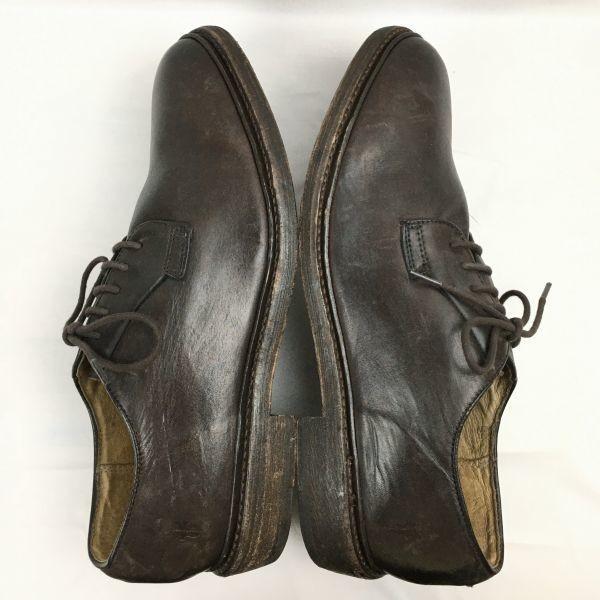 FRYE Vintage Plain Toe Business Shoes Dark Brown Size 11.5D 29.029.5 Men’s(USED)