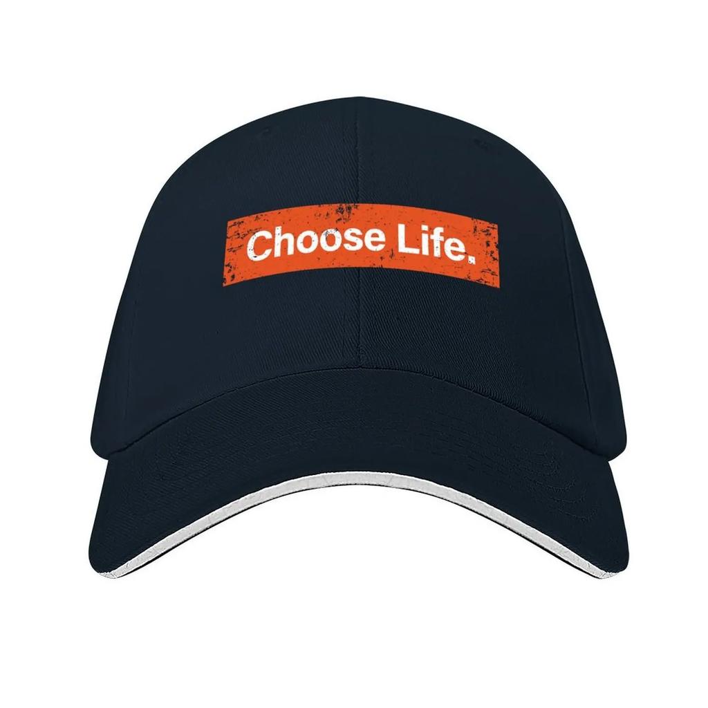 Choose Life Trainspotting Baseball Cap Thermal Visor Golf Hat Man Fashion Beach Dad Hat Womens Mens
