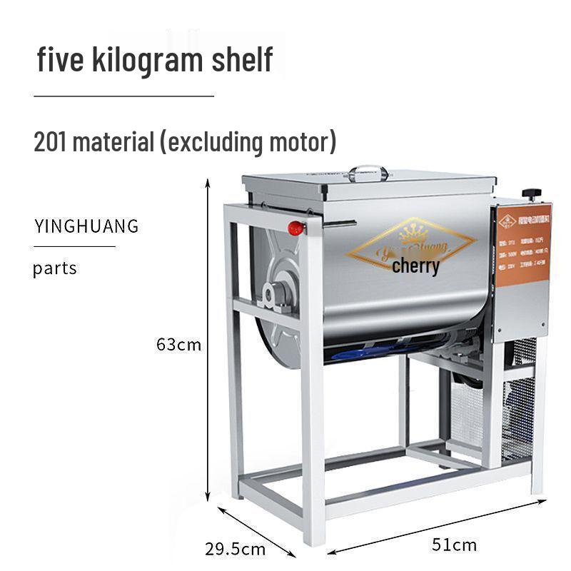 Stainless Steel Automatic Dough Mixer: 5-25 kg Capacity Kneading Machine.