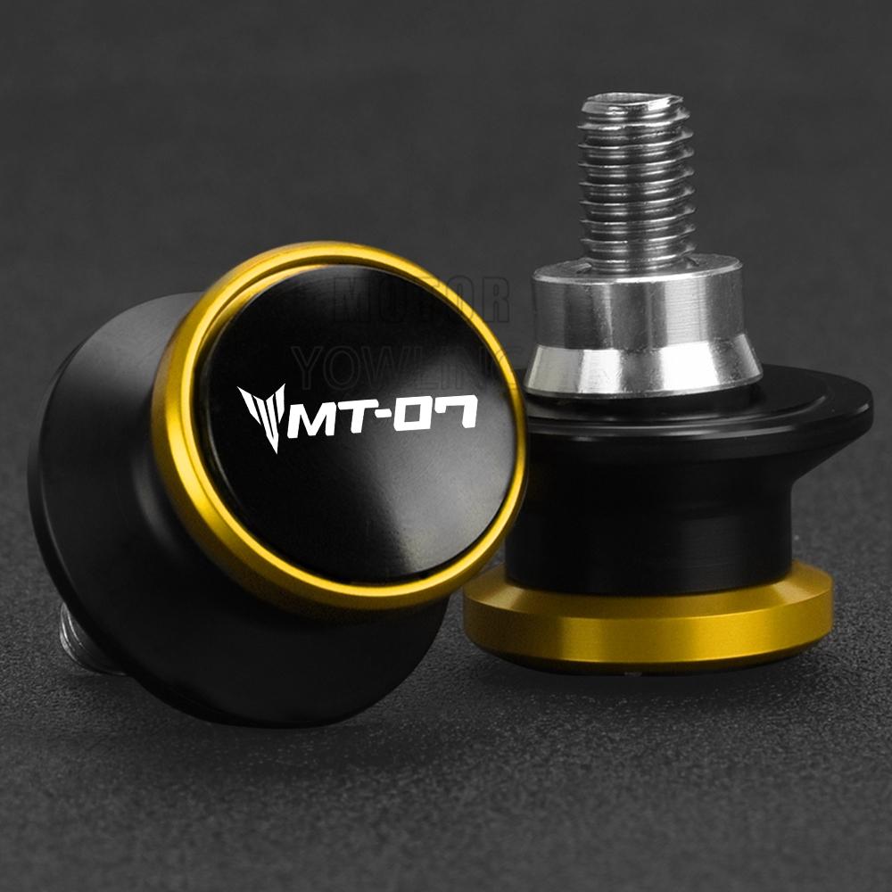 For Yamaha MT 07 MT07 FZ07 FZ 07 FZ-07 MT-07 Motorcycle 6MM Aluminum Swing Arm Stand Screw Swingarm Spools Slider Accessories