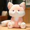 25/50Cm Real Life Fox Plush Toys Stuffed Animal Dolls Children Pillow Kids Toy  Bedroom Decor Stuffed Fox Birthday Gift