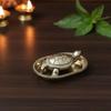 Pure Brass Tortoise Vastu with Brass Plate | Good Luck Items for Office Desk & Gifts | Tortoise for Good Luck for Home