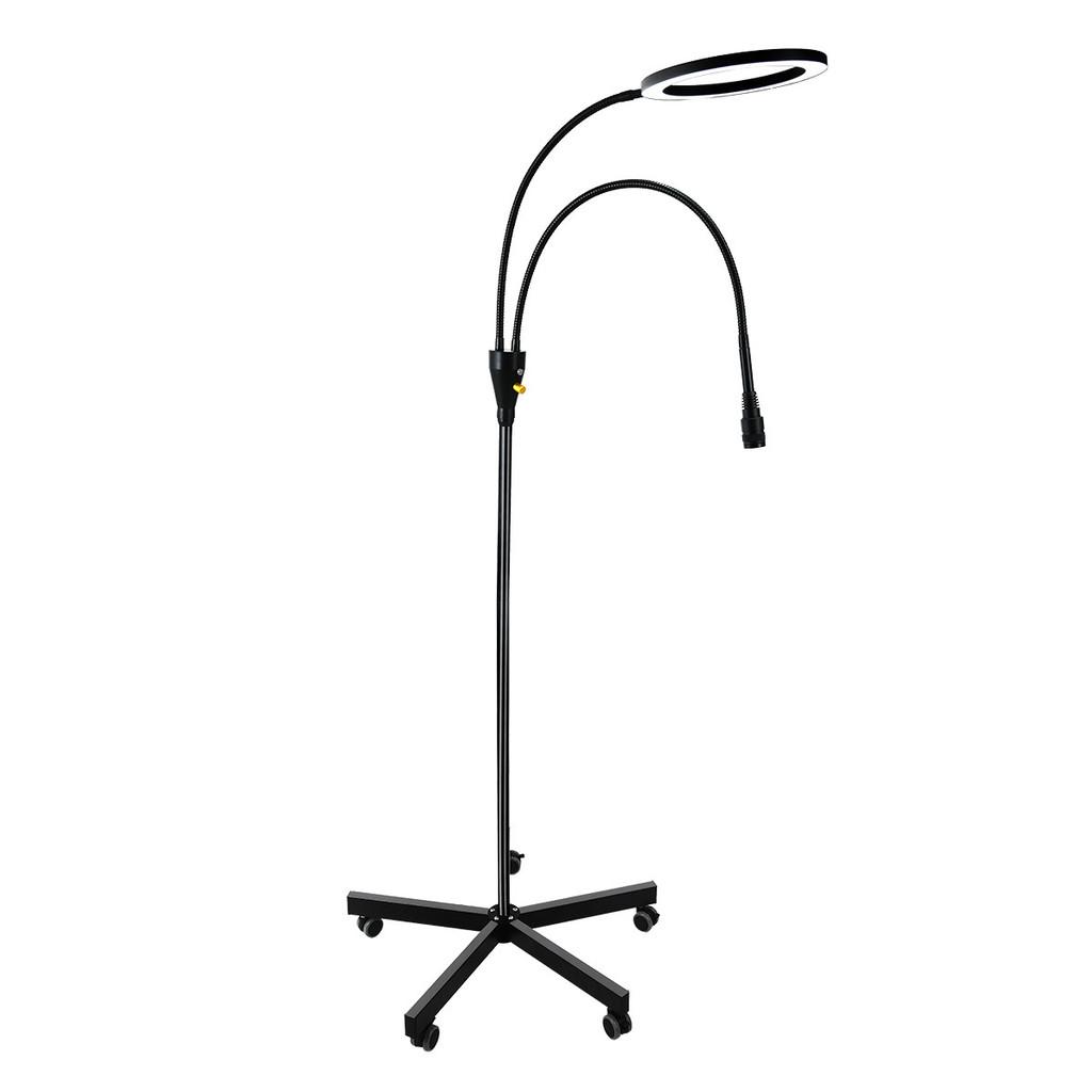 Double Headed LED UV Lamp Fake Eyelash Wig Grafting UV Glue Lighting Curing Lamp 2-IN-1 Professional Beauty Salon  Floor Lamp