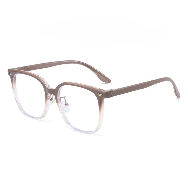 

Unisex Fashion Large Square Frame Anti-blue Light Reading Glasses Men s New Fashion High-definition Anti-blu-ray Reading Glasses 0 серый