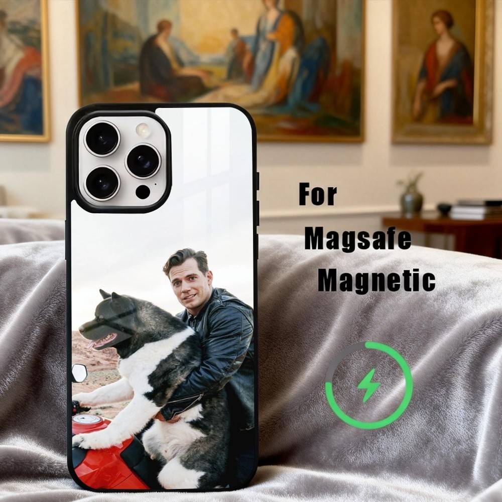 H-Henry well-groomed C-Cavill Phone Case For iPhone17,16,15,14,13,12,11 Plus,Pro Max Magnetic For Magsafe Wireless Charging