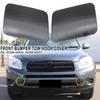 1 Pair Tow Hook Eye Cover Cap For Toyota RAV4 2006-2008 Front Bumper Right Left
