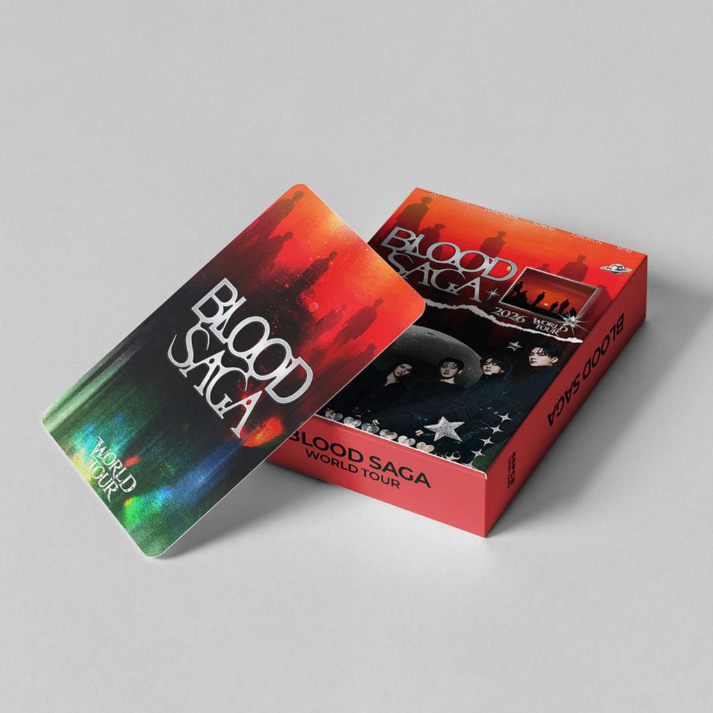 55-Piece LOMO Photo Cards Set for Fans, Custom DIY Music Collection Cards