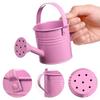 Galvanized Iron Watering Can Scene Ornament Plants Flower Kettle Container With Handle For Backyard Patio Lawn Family Friends