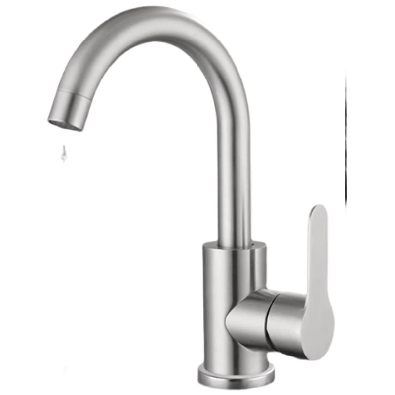 Zhunming 304 Stainless Steel Basin Mixer Faucet