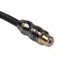0.3m/1Ft RCA Phono Extension Cable 1 RCA Female To 1 RCA Male Audio Video Cable Cord Wire Line For DVD Players
