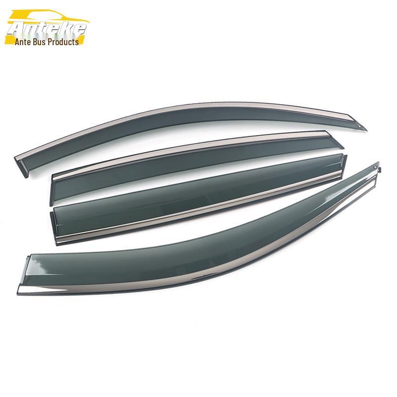 3D Stainless Steel Rain Deflectors Trim - Bright X6 Decoration Sticker