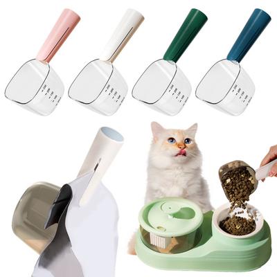 Dog Food Scoop with Accurate Measurement Dual-Function Cat Food Scoop 1 Cup