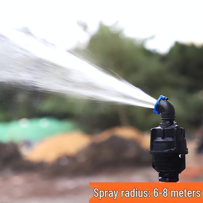 4-Minuten Wasservogel Stativ Rasen und Garten Drehbarer Sprinkler mit Einstellbarer Bewässerung