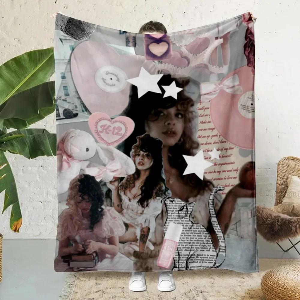 Melanie Martinez Music Printed Blanket Picnic Blankets Warm Blanket Soft and Comfortable Blanket Home Travel Birthday Gift
