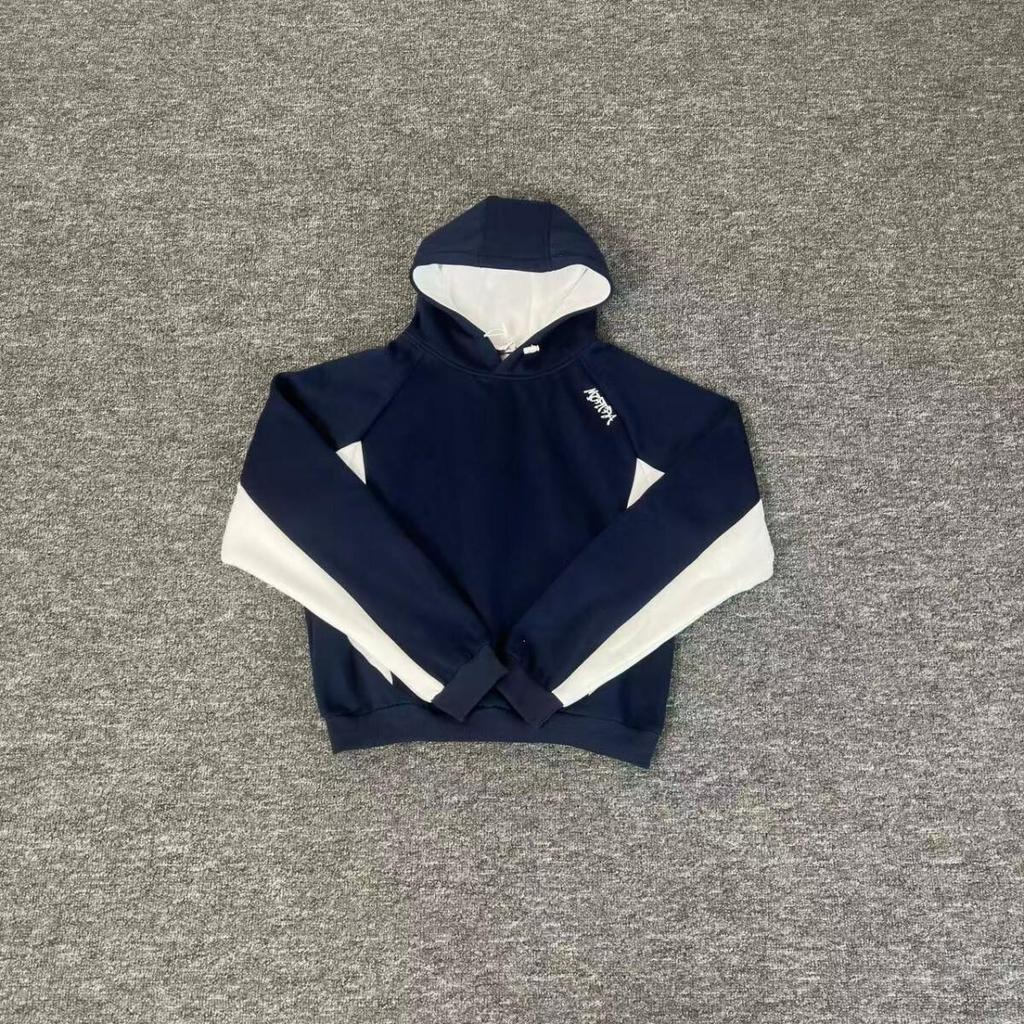 Mertra Patchwork Embroidered Velvet Unisex Batwing Hoodie & Loose Pants Set - Trendy Casual Wear