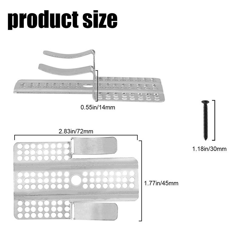 10/20Pcs Heavy-Duty Drywall Repair Clip With Screws Easy Wall Patch Repair Fastener Suitable For 1/2-Inch 5/8-Inch Thick Drywall