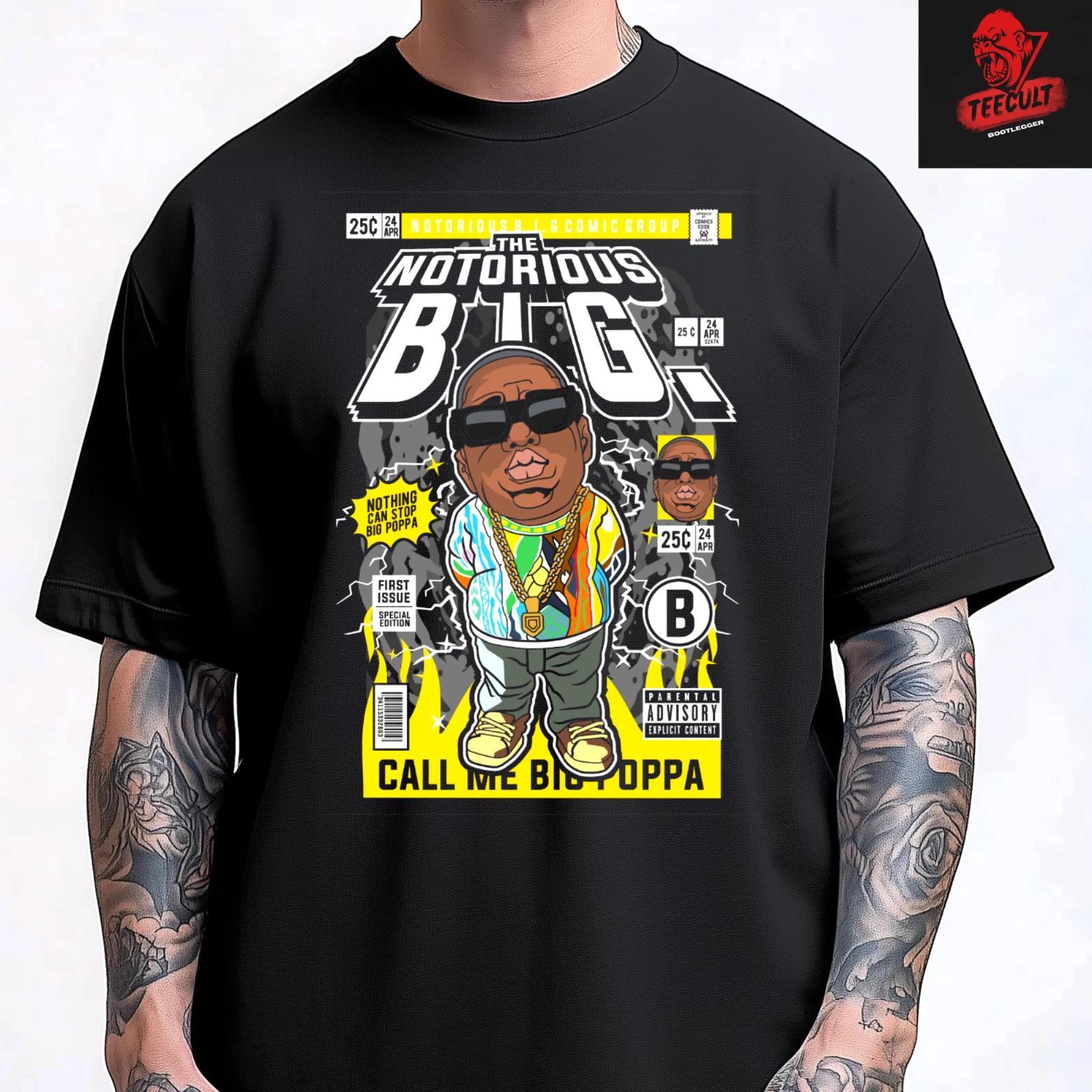 Men s and Women s T-shirts Biggie | Notorious BIG Call Me Big Poppa Rap Tee Unisex Cotton M