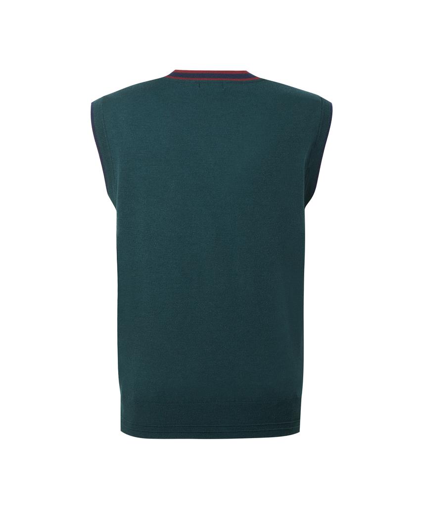 Antomas Atms V-Neck Knit Vest Men'S - Green