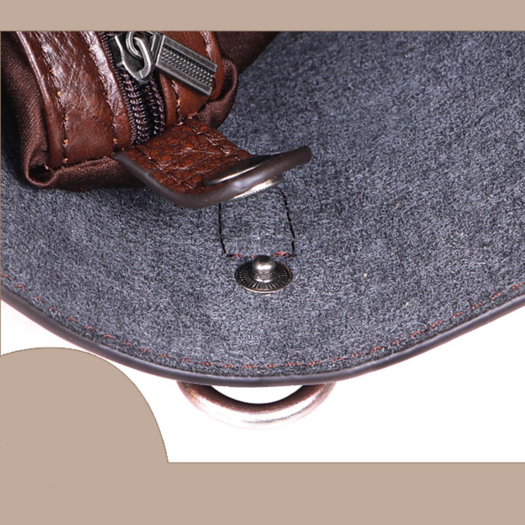 Сумка-тоут из воловьей кожи Большая вместительная сумка на одно плечо в винтажном стиле — фото 12