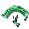 Tuyau D'arrosage Spiralé 7,5 M Avec Buse 7 Modes – Extensible, Léger Et Compact