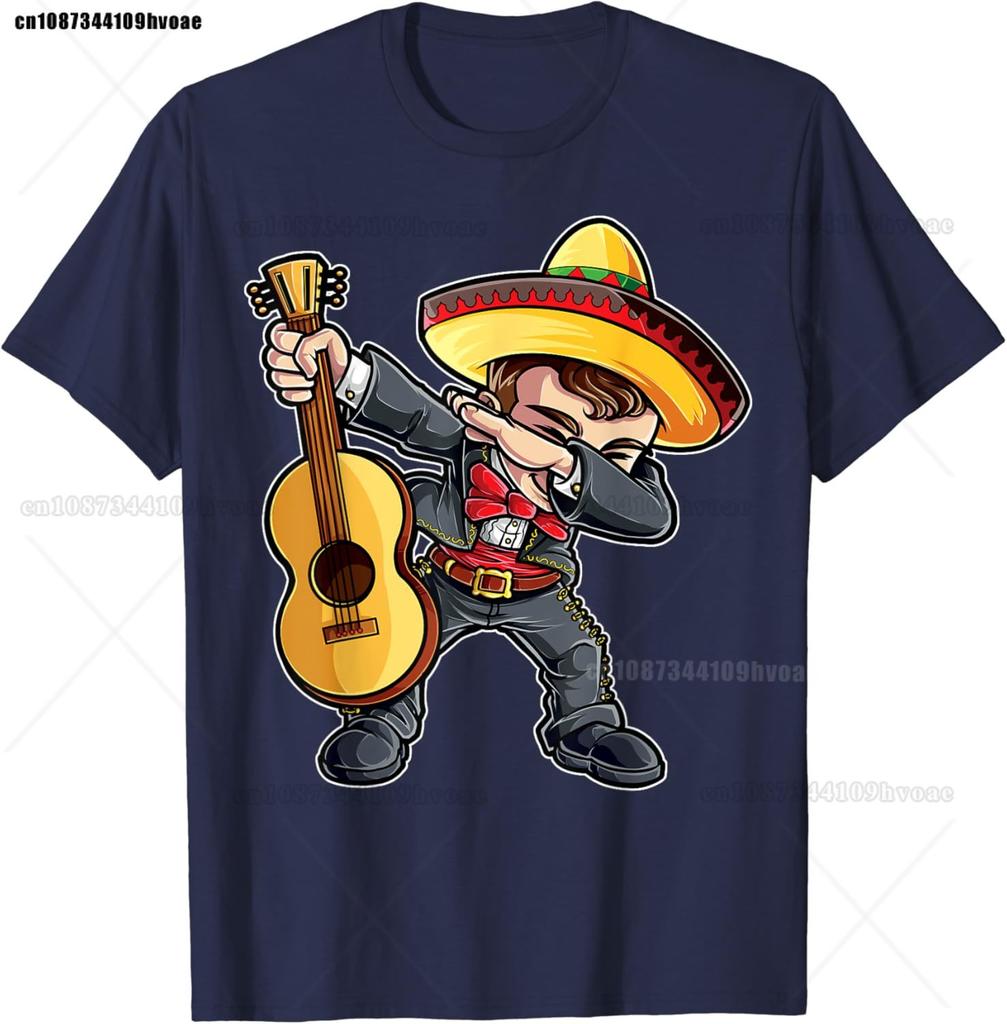 Dabbing Mariachi T Shirt Cinco De Mayo Kids Boys Unisex Mexican T-Shirt