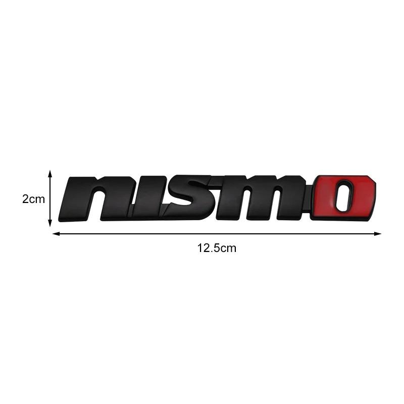 1Pcs Nismo Car Front Grille Car Emblem Badge Sticker Rear Trunk Decals for Nissan Nismo 370Z GTR Almera Tiida Juke Qashqai 350Z