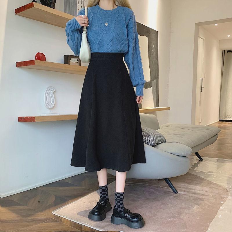 

Весна/Лето 2024 Юбка А-силуэта с высокой талией большого размера черного цвета 4XL for 80-90 kg чёрный