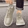 Fashion Men's Fashion Hand Stitching Business Casual Shoes Quality  Leather Handmade Oxfords Shoes Internal Height Increasing 6cm Shoes