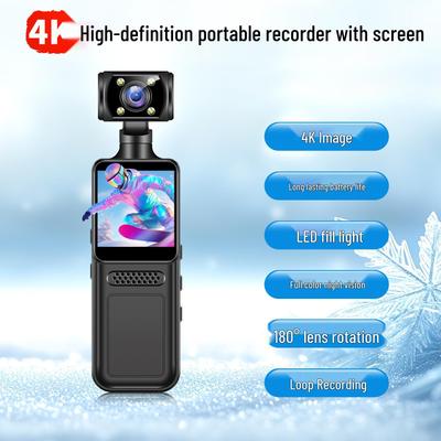 M12 Portable Handheld Pocket Camera with Back Clip for Law Enforcement & Sports
