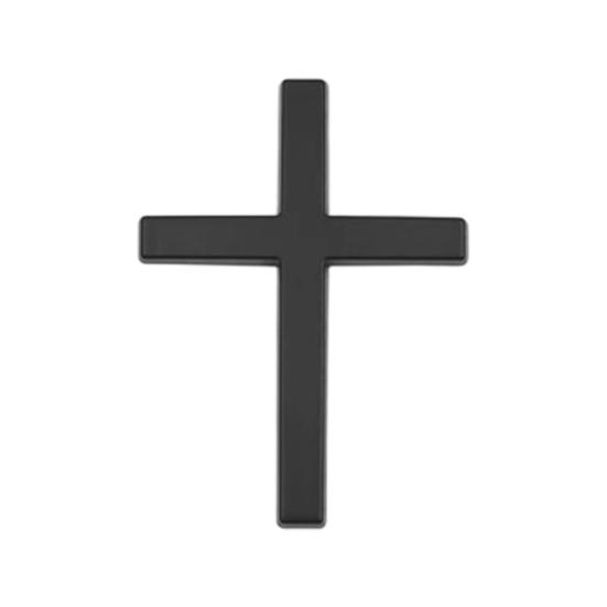 Christian Car Sticker 3D Badge Self-Adhesive Alloy Emblem Decal for Body Fender Tail Scratch